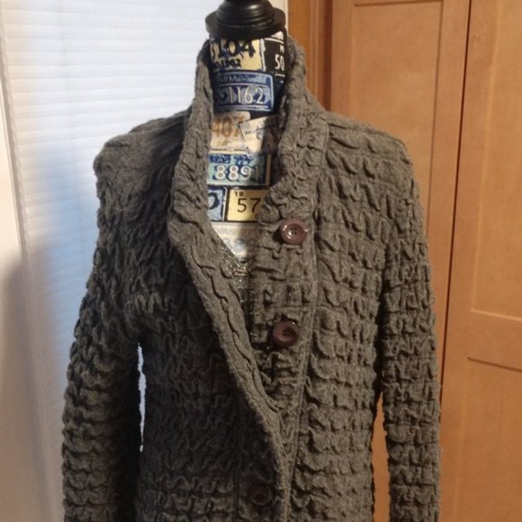 3/$20 Alison sheri sweater coat - Picture 5 of 7